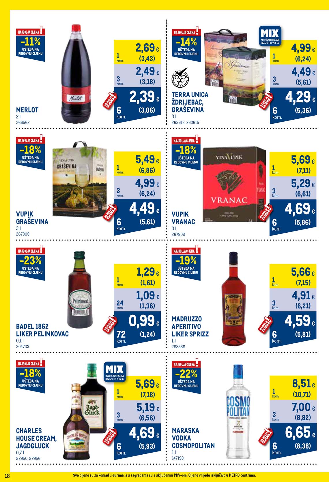 METRO AKCIJA - TEHNIKA SNIZENJE SNIZENJA  KATALOG AKCIJA